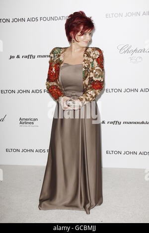 Sharon Osbourne kommt zur 18. Elton John AIDS Foundation Party, um die 82. Academy Awards im Pacific Design Center in Los Angeles zu feiern. Stockfoto