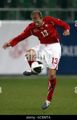 Fußball - International freundlich - Schweiz / Uruguay - AFG Arena. Stephane Grichting, Schweiz Stockfoto