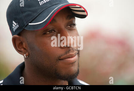 Der Engländer Michael Carberry bei einem Fotoanruf im Team-Hotel in Chittagong, Bangladesch. Stockfoto