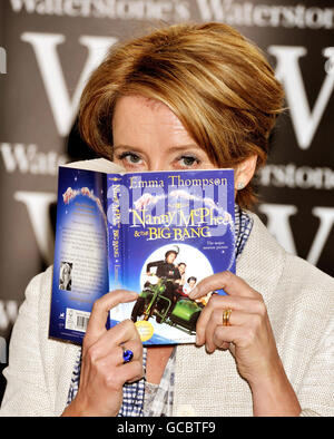 Emma Thompson Signierstunde - London Stockfoto