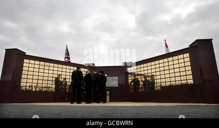 Basra Memorial Wall wieder geweiht Stockfoto