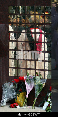 Basra Memorial Wall wieder geweiht Stockfoto