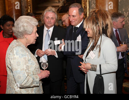 Britische Kleidung Industrie Rezeption - London Stockfoto