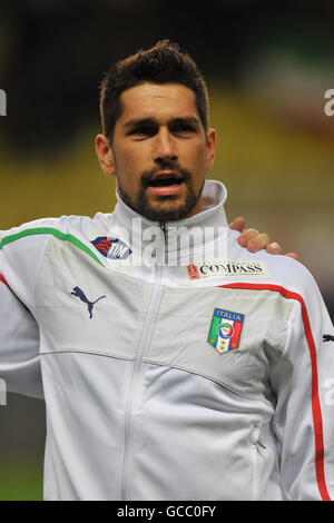 Fußball - Internationale Freundschaften - Italien gegen Kamerun - Stade Louis II. Marco Borriello, Italien Stockfoto