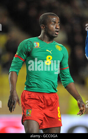 Fußball - Internationale Freundschaften - Italien gegen Kamerun - Stade Louis II. Dany Nounkeu, Kamerun Stockfoto