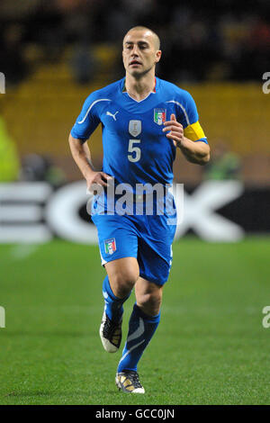 Fußball - Internationale Freundschaften - Italien gegen Kamerun - Stade Louis II. Fabio Cannavaro, Italien Stockfoto