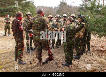 Königliche Marine training Stockfoto