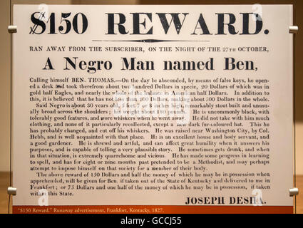 Harrisburg, Pennsylvania, USA. 9. Juli 2016. Eine Anzeige bei der National Civil War Museum. Das Museum in Zusammenarbeit mit der Simithsonian Institution hat seit seiner Gründung im Jahr 2001 über 4.000 Artefakte und 21.000 Archivalien katalogisiert. © Brian Cahn/ZUMA Draht/Alamy Live-Nachrichten Stockfoto