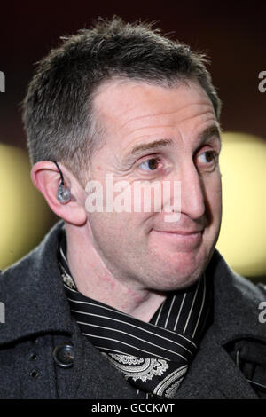 BBC Rugby Pundit und der ehemalige Rugby-Spieler Jonathan Davies aus Wales Stockfoto