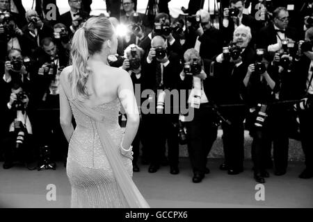 CANNES, Frankreich - 14. Mai: Blake Lively besucht "The BFG" Premiere während der 69. Filmfestspiele von Cannes Stockfoto