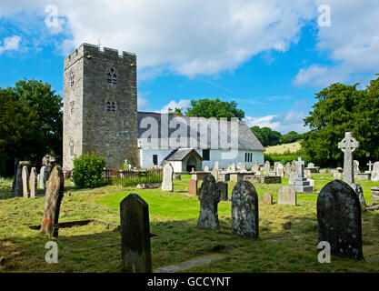 St Cewydd Kirche, Disserth, in der Nähe von Llandrindod Wells, Powys, Wales UK Stockfoto