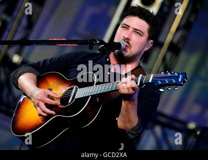 Marcus Mumford von Mumford &amp; Sons beim British Summer Time Festival im Hyde Park, London. Stockfoto