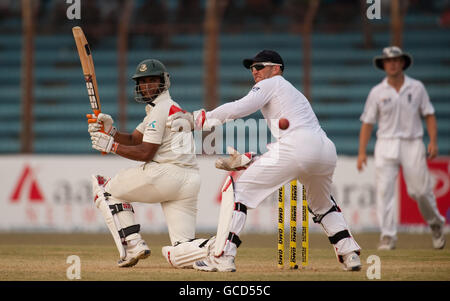 Fussball - erste Test - Tag 2 - Bangladesh V England - Jahur Ahmed Chowdhury Stadium Stockfoto