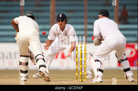 Fussball - erste Test - Tag 2 - Bangladesh V England - Jahur Ahmed Chowdhury Stadium Stockfoto