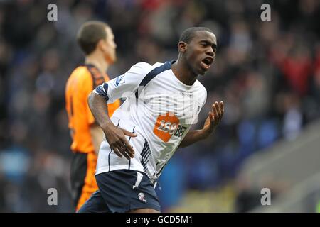 Fußball - Barclays Premier League - Bolton Wanderers V Wigan Athletic - Reebok Stadium Stockfoto