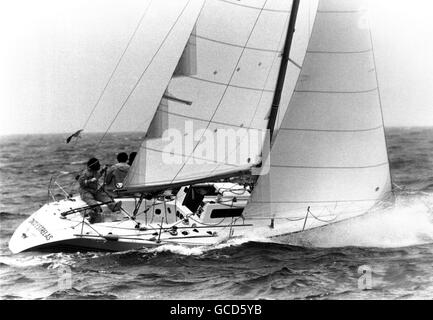 AJAX-NEWS-FOTOS. 1979. SCHEVENINGEN, HOLLAND. -EINE HALBE TONNE WM - L'AMSTRAAL VAN KATS (NETH). FOTO: JONATHAN EASTLAND/AJAX REF: L'AMSTAAL 1979 Stockfoto