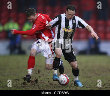 Fußball - Coca-Cola Football League Two - Crewe Alexandra V Notts County - Gresty Road Stockfoto