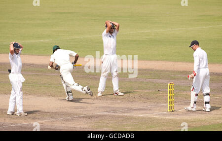 Cricket - zweiter Test - Tag vier - Bangladesh V England - Shere Bangla Nationalstadion Stockfoto
