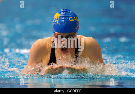 Garioch's Hannah Miley auf ihrem Weg zum Sieg bei den Women's Open 200m Individual Medley während der British Swimming Championships in Ponds Forge, Sheffield. Stockfoto