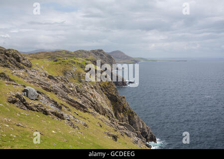 Die berühmten Sliabh Liag Cliffs in Donegal, Irland Stockfoto