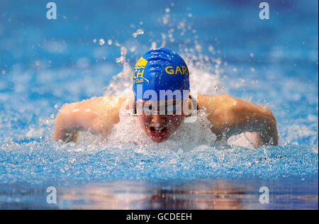 Garioch's Hannah Miley auf ihrem Weg zum Sieg bei den Women's Open 200m Individual Medley während der British Swimming Championships in Ponds Forge, Sheffield. Stockfoto