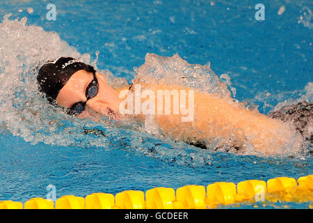 Joanne Jackson von der Loughborough University während der 200m Freistil der Frauen während der British Swimming Championships in Ponds Forge, Sheffield. Stockfoto