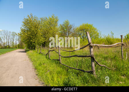 Landschaft in der Gegend um Bramki, einem Dorf in der administrativen Bezirk Gmina Błonie in Warschau West County, Polen Stockfoto