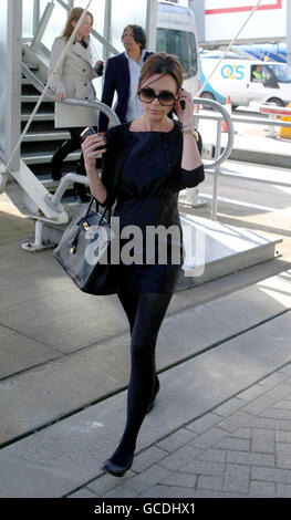 Victoria Beckham Sichtung - London Stockfoto