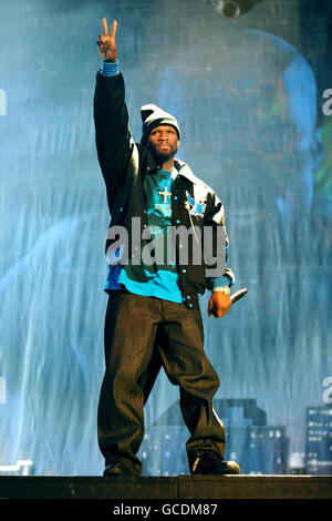 50 Cent im Konzert - Birmingham Stockfoto