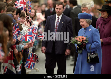 Royalty - Königin Elizabeth II Staatsbesuch in der Tschechischen Republik Stockfoto