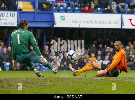 Fußball - Barclays Premier League - Portsmouth V Hull City - Fratton Park Stockfoto