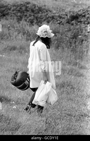 Glastonbury Festival 1971 - Worthy Farm - Pilton, Somerset Stockfoto