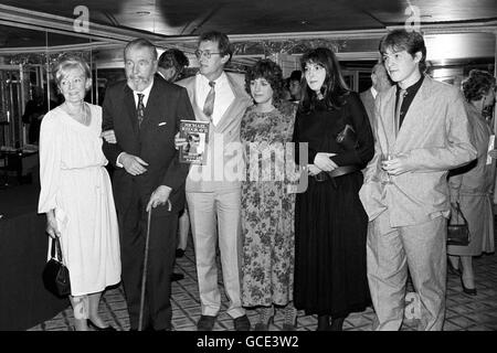 Literatur - Sir Michael Redgrave Mittagessen - Dorchester Hotel Stockfoto