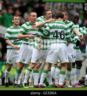 Fußball - Clydesdale Bank Scottish Premier League - keltische V Hibernian - Celtic Park Stockfoto