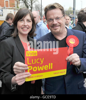 Allgemeine Wahlkampagne 19. Apr 2010 Stockfoto