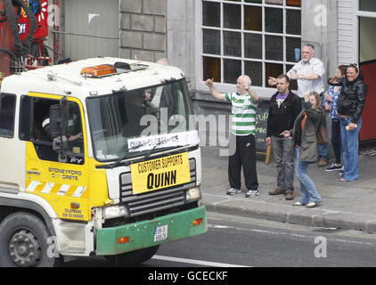 Quinn Insurance Administration zu protestieren Stockfoto