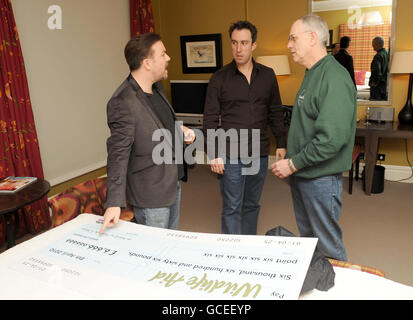 Gervais gewinnt radio-Wettbewerb Stockfoto