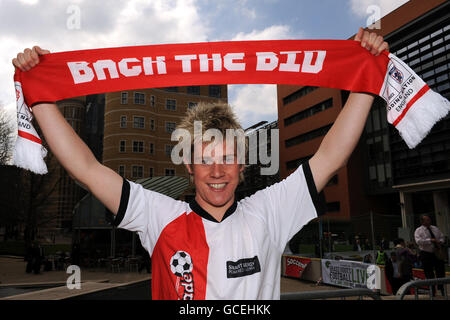 Fußball - Grass Roots Football Live Launch Event - Brindley Place - Birmingham Stockfoto