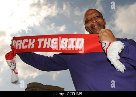 Fußball - Grass Roots Football Live Launch Event - Brindley Place - Birmingham Stockfoto