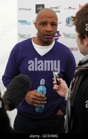 Fußball - Grass Roots Football Live Launch Event - Brindley Place - Birmingham Stockfoto