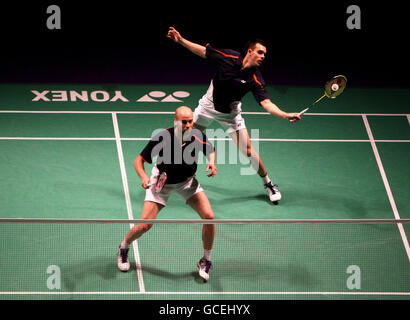 Badminton - Yonex europäischen Badminton Championships - Tag zwei - MEN Arena Stockfoto