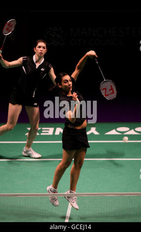 Badminton - Yonex europäischen Badminton Championships - Tag zwei - MEN Arena Stockfoto