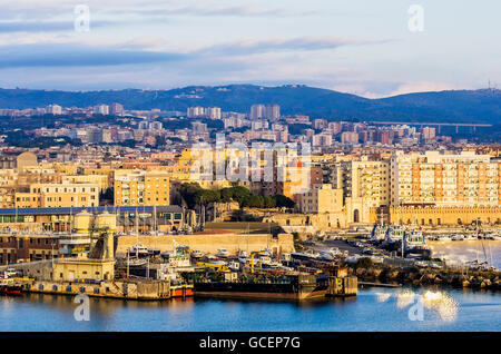 Hafen Civitavecchia, Metropolitan Stadt Rom Hauptstadt, Latium, Italien Stockfoto