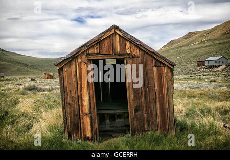 Verlassene Gebäude an den Bergbau Geist zwei Bodie, Kalifornien. Stockfoto