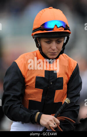 Pferderennen - Racing for Change - Doncaster Racecourse. Kirsty Milczarek, Jockey Stockfoto