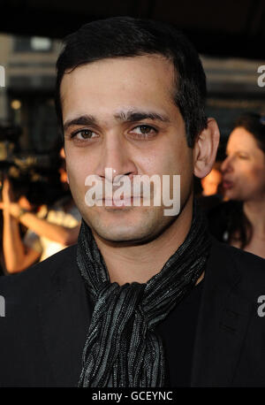 Die Fidel-Premiere - London. Jimi Mistry kommt zur Premiere der Ungläubigen im Hammersmith Apollo, London. Stockfoto