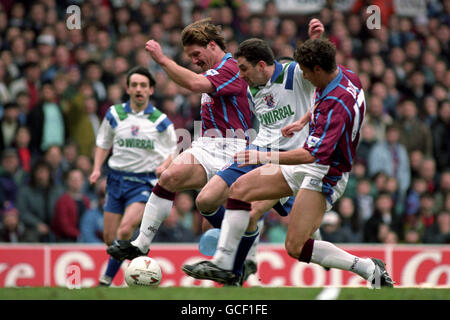 Fußball - Coca Cola Cup - Halbfinale-Finale - Rückspiel - Aston Villa V Tranmere Rovers - Villa Park Stockfoto