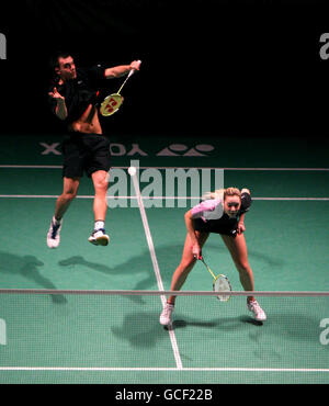 Badminton - Yonex europäischen Badminton Championships - Tag zwei - MEN Arena Stockfoto