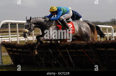 Horse Racing - Oster-Festival - Tag 2 - Fairyhouse Racecourse Stockfoto