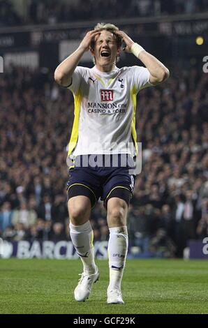 Fußball - Barclays Premier League - Tottenham Hotspur gegen Arsenal - White Hart Lane. Roman Pavlyuchenko, Tottenham Hotspur. Stockfoto